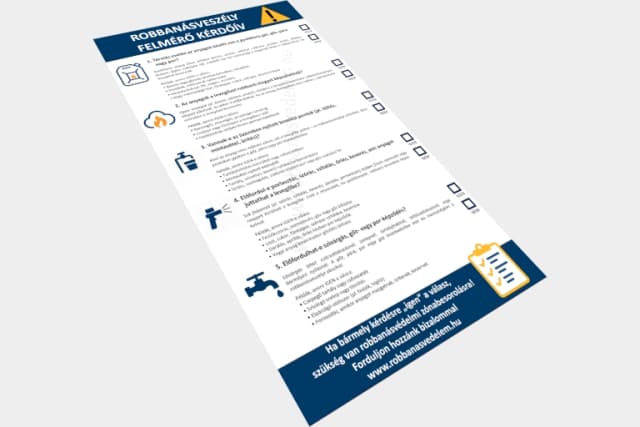 Tudta, hogy már kis mennyiségű gyúlékony gáz, gőz vagy por is robbanásveszélyt jelenthet az üzemben vagy gyáregységben?